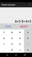 Simple Calculator capture d'écran 1