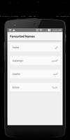 Arabic Muslim Baby Names capture d'écran 3