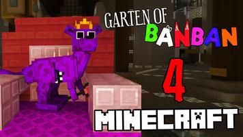 Garten of Banban IV Minecraft Affiche