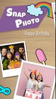 Snap Birthday Filters - Photo Effects & Stickers پوسٹر