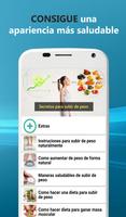 Secretos para subir de peso تصوير الشاشة 1