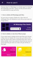 WhatsApp Cleaner स्क्रीनशॉट 1