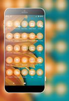 Clear Orange Icons Pack captura de pantalla 2