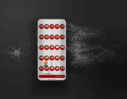 Grayish Flame Icons Pack ảnh chụp màn hình 2
