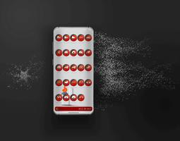 Grayish Flame Icons Pack ảnh chụp màn hình 3