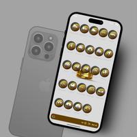 Grayish Gold Icons Pack ảnh chụp màn hình 3