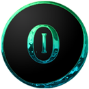Oblique Fountain Dark Icons APK