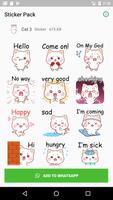 Cat Stickers تصوير الشاشة 3