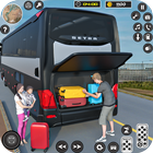 Euro Bus Driving Bus Game 3D أيقونة