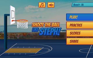 Shoot the Ball like Steph! Poster