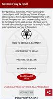 Satan's Pray & Spell Affiche