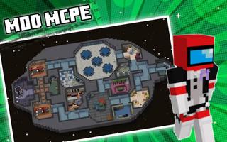 Mod Among us Addon For MCPE постер