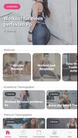 Po Workout für zuhause Plakat