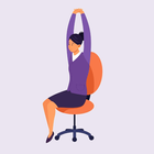 Exercices sur chaise icône