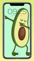 برنامه‌نما Cute Avocado Wallpaper عکس از صفحه