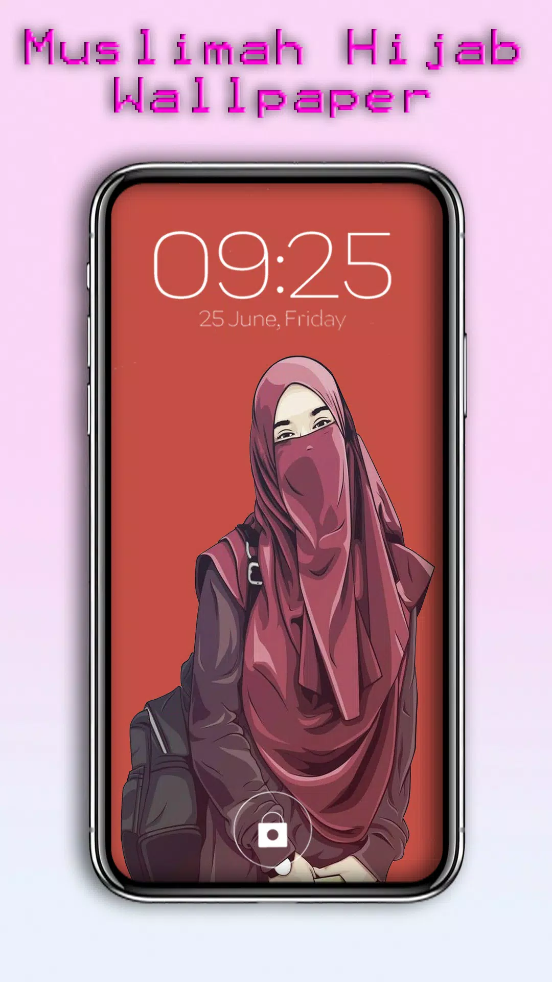Islamic anime - hijab girl Wallpaper Download