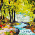 Oil Painting Wallpaper