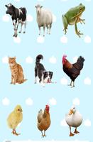 Animal sounds for kids Affiche