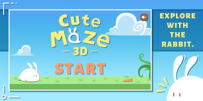 Cute Maze 3D Plakat
