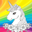 unicorn coloring book aplikacja