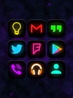 Neon Glow - Icon Pack ポスター