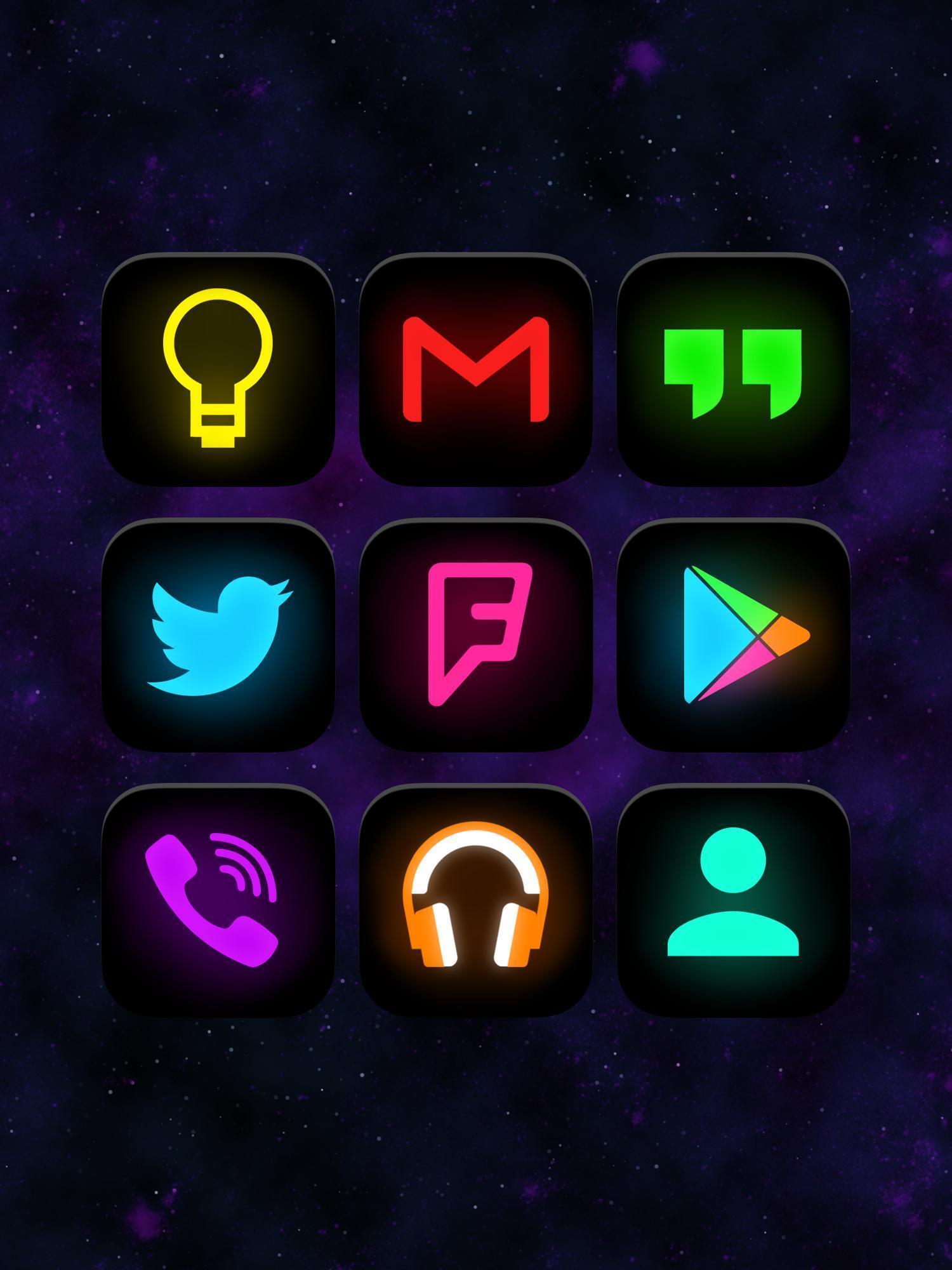 Neon icons