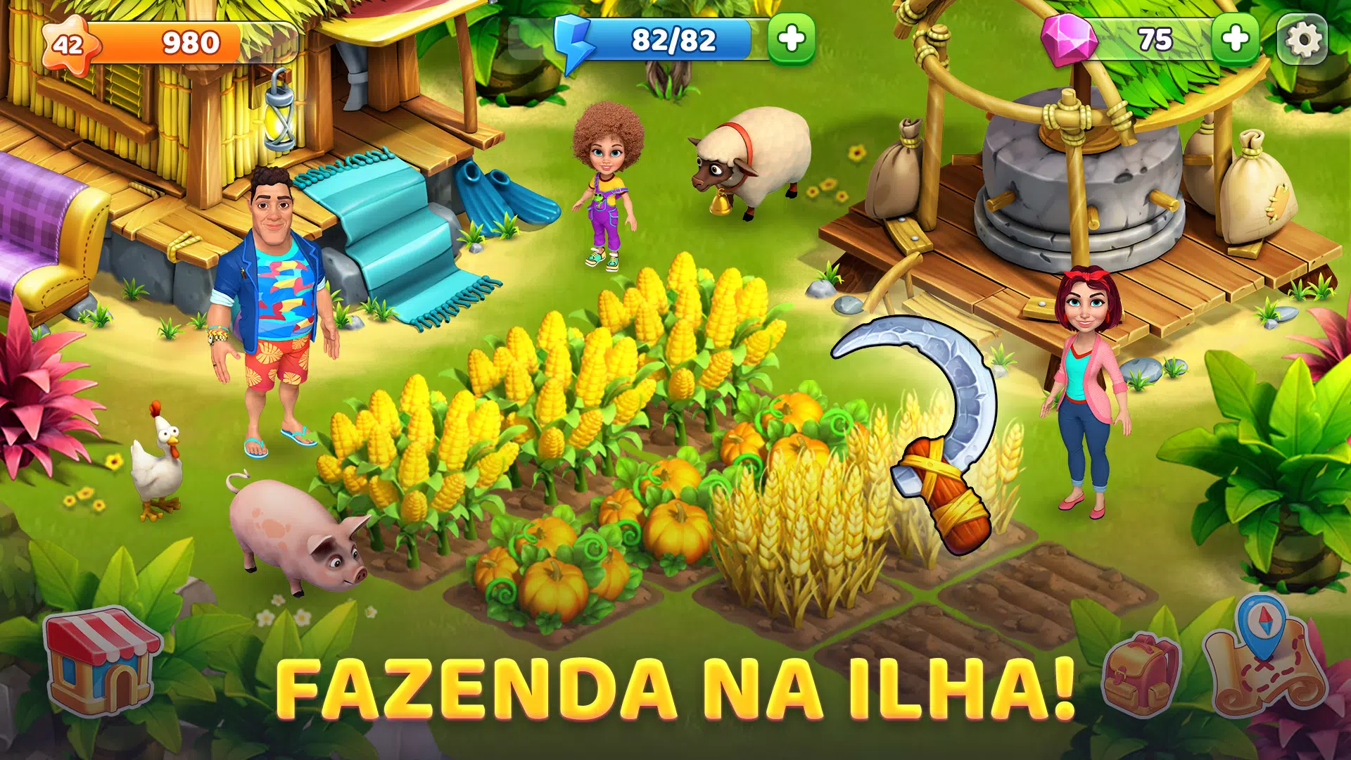 Baixe Family Island™ - Aventuras num jogo de fazenda no PC com MEmu