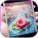Clavier fleur d'eau animé APK