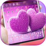 Glitter Heart Keyboard icon