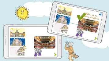 Kids Discover Barcelona & Gaudi puzzle & peinture capture d'écran 3