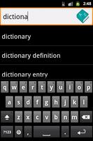 Dictionary Gratis plakat