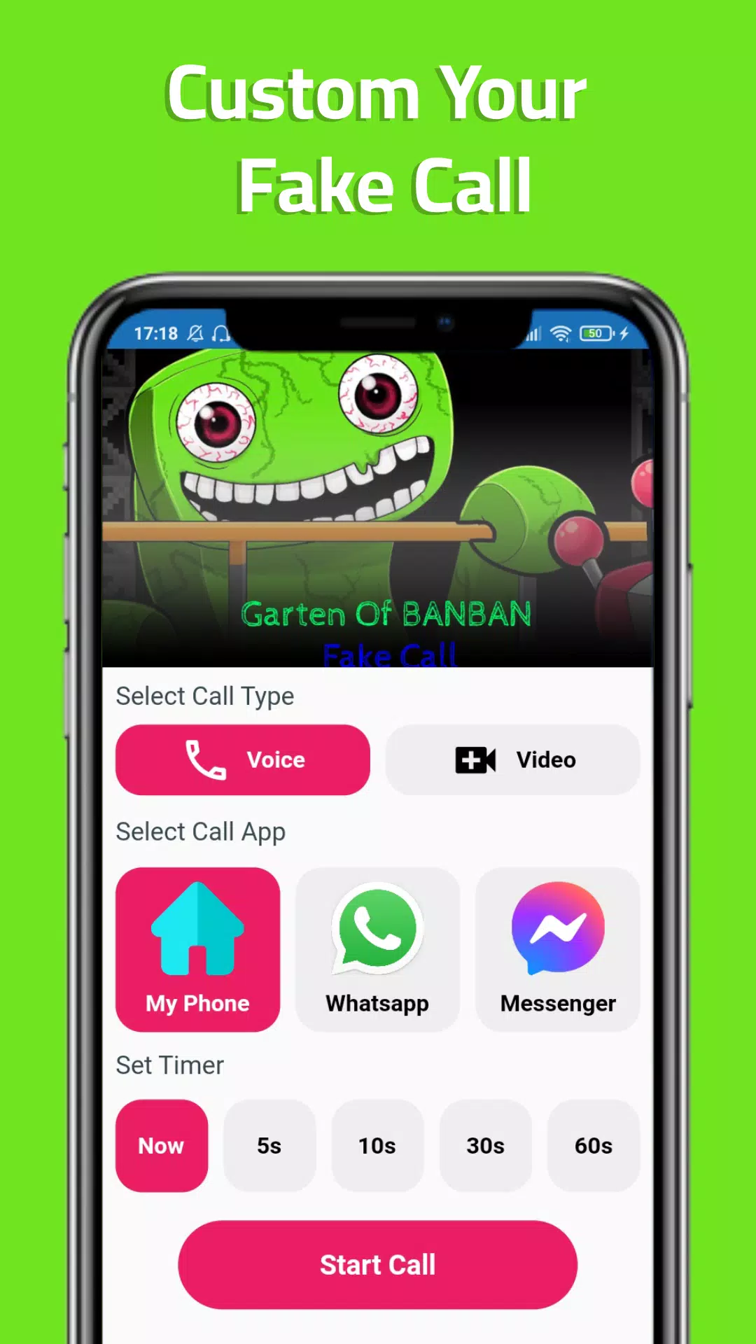 Download Garten of Banban 2 Fake Call android on PC