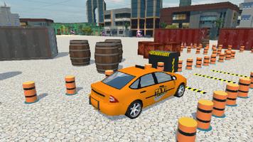 Taxi Parking Taxi Game 3D poster