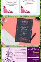 برنامه‌نما sample of wedding card design عکس از صفحه