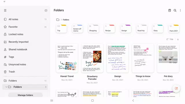 Screenshot 17 for Samsung Notes