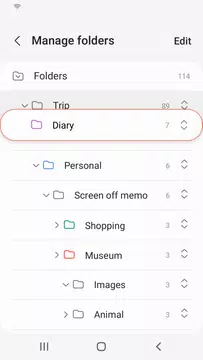 Screenshot 2 for Samsung Notes