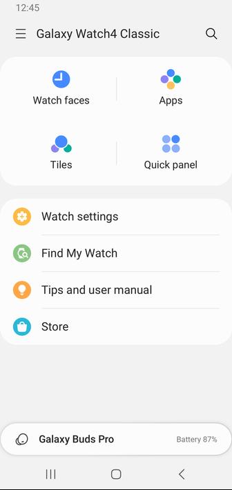galaxy wearable android 9