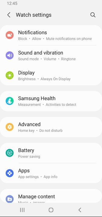 galaxy wearable android 9