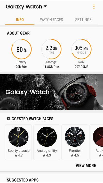 Galaxy Watch Plugin screenshot 2