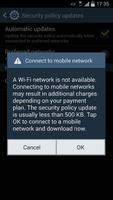 Samsung Security Policy Update imagem de tela 1