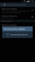 Samsung Security Policy Update スクリーンショット 2
