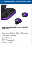 Samsung Galaxy Buds+ BTS Guide capture d'écran 1