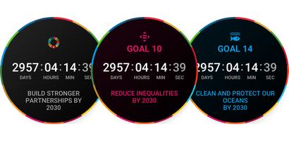 Samsung Global Goals Countdown الملصق