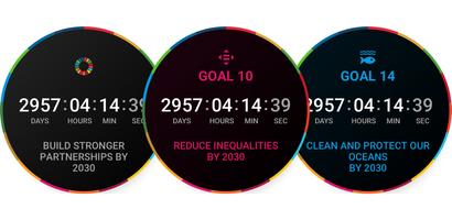 Samsung Global Goals Countdown 海報