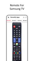 Remote control for samsung TV poster