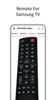 Remote control for samsung TV syot layar 2