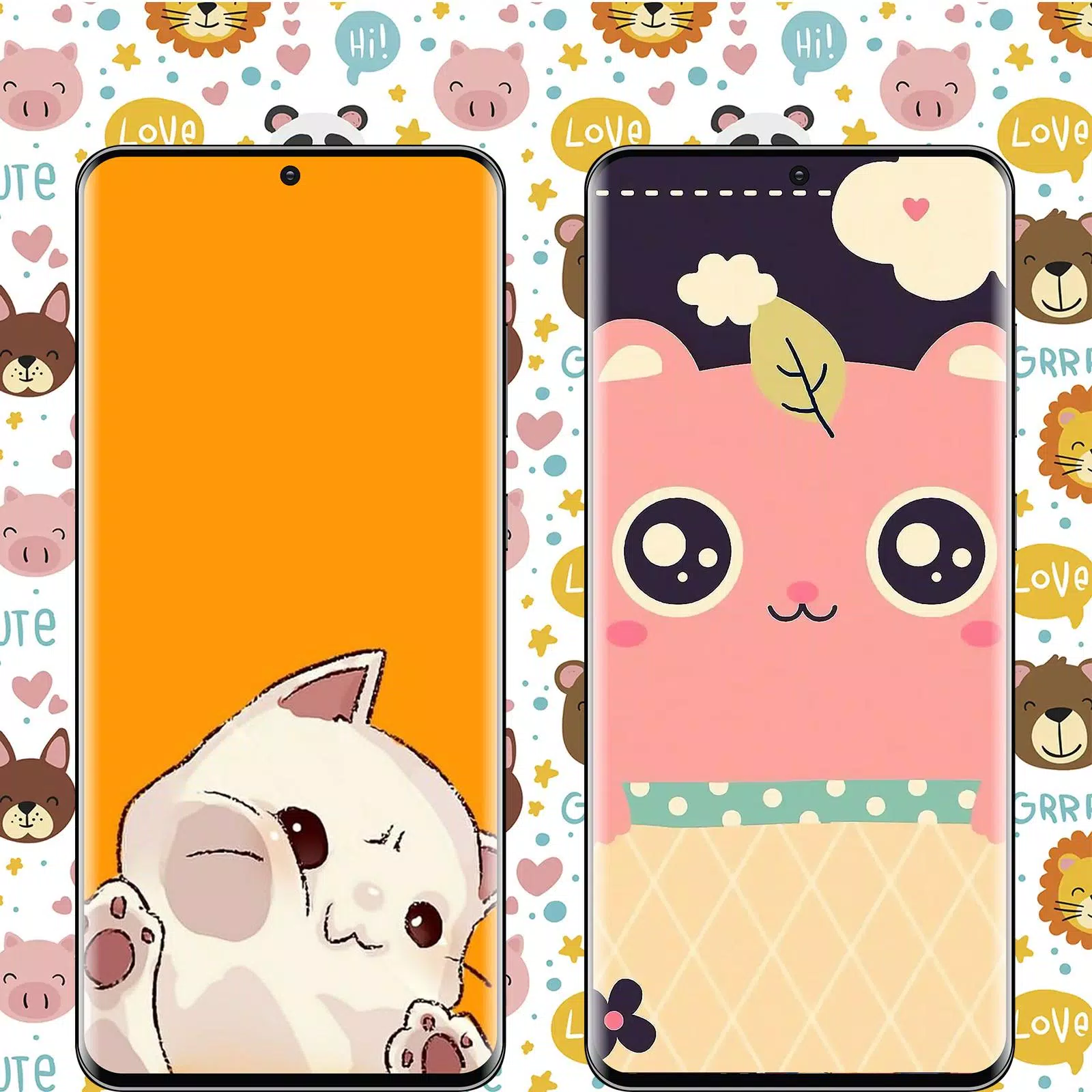 Download do APK de Bonito papel de parede Kawaii para Android