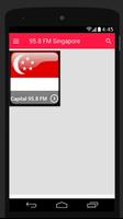 95.8 FM Singapore Affiche