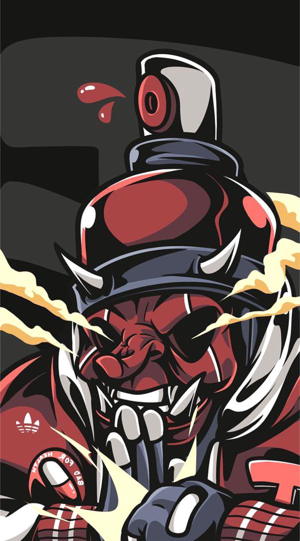 Background Graffiti Samurai Wallpaper HD for Android - APK ...