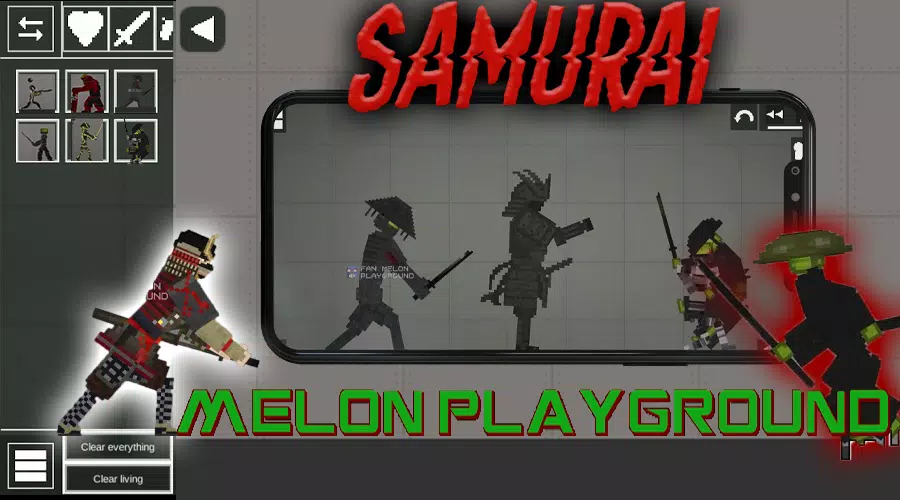 Dark Samurai for Melon Playground  Download mods for Melon Playground